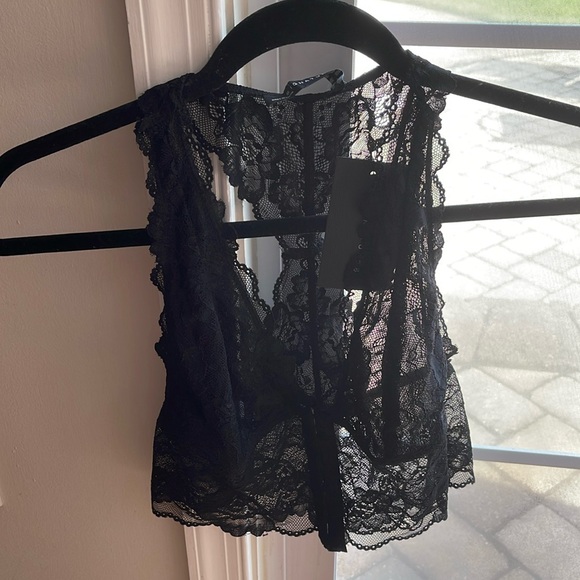 Signatuure 8 Other - Signature 8 Lace Black Bralette Front Closure Large New